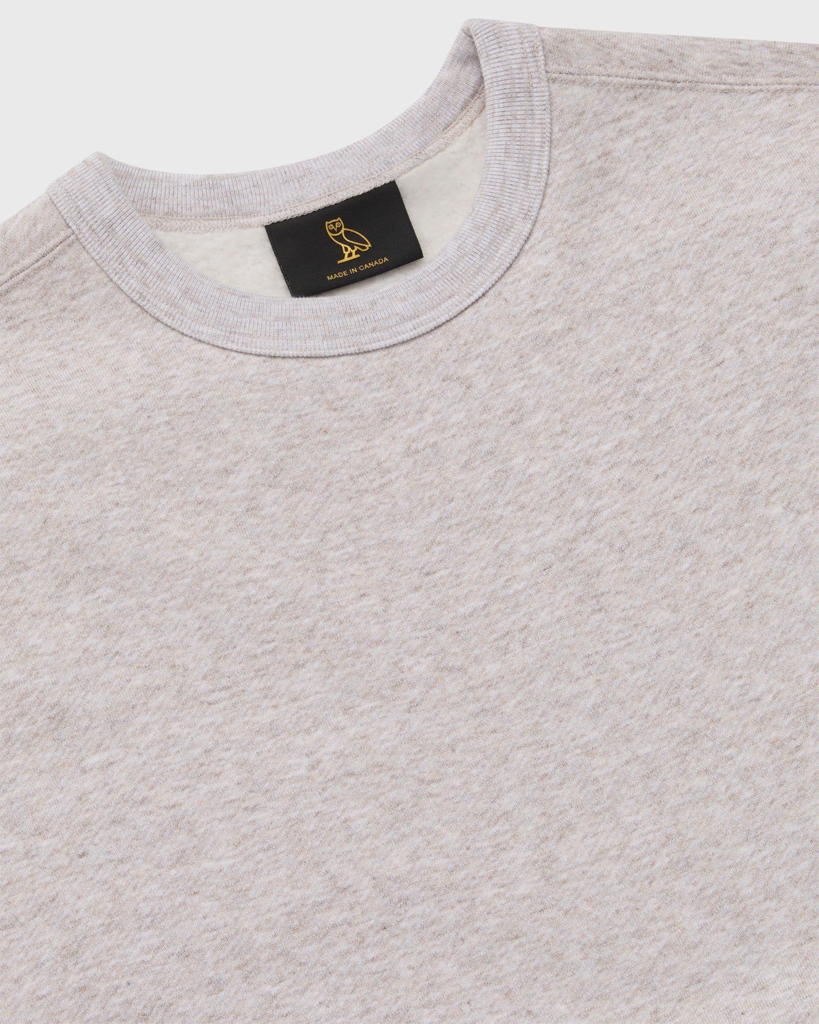Speckle Fleece Crewneck - Oatmeal sold by OVO product image thumbnail 3