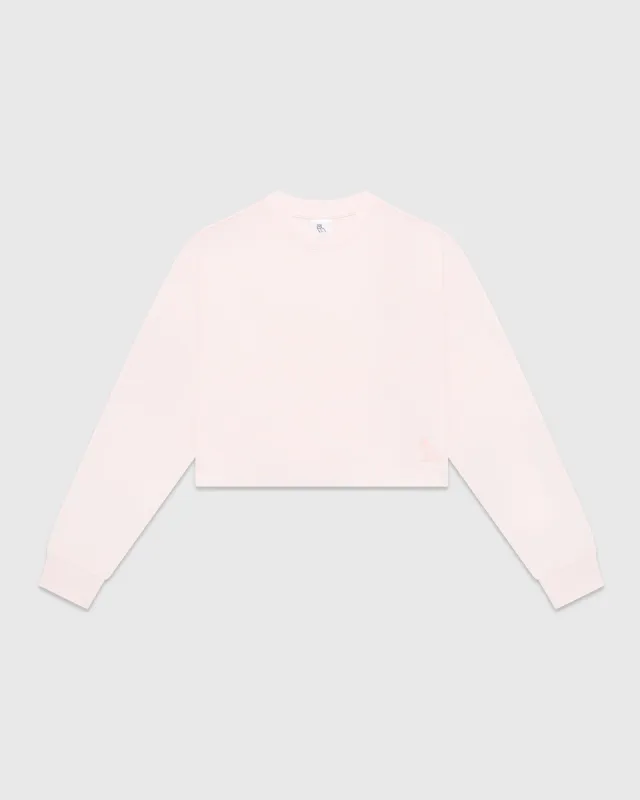 Cropped Longsleeve T-Shirt - Pearl sold by OVO