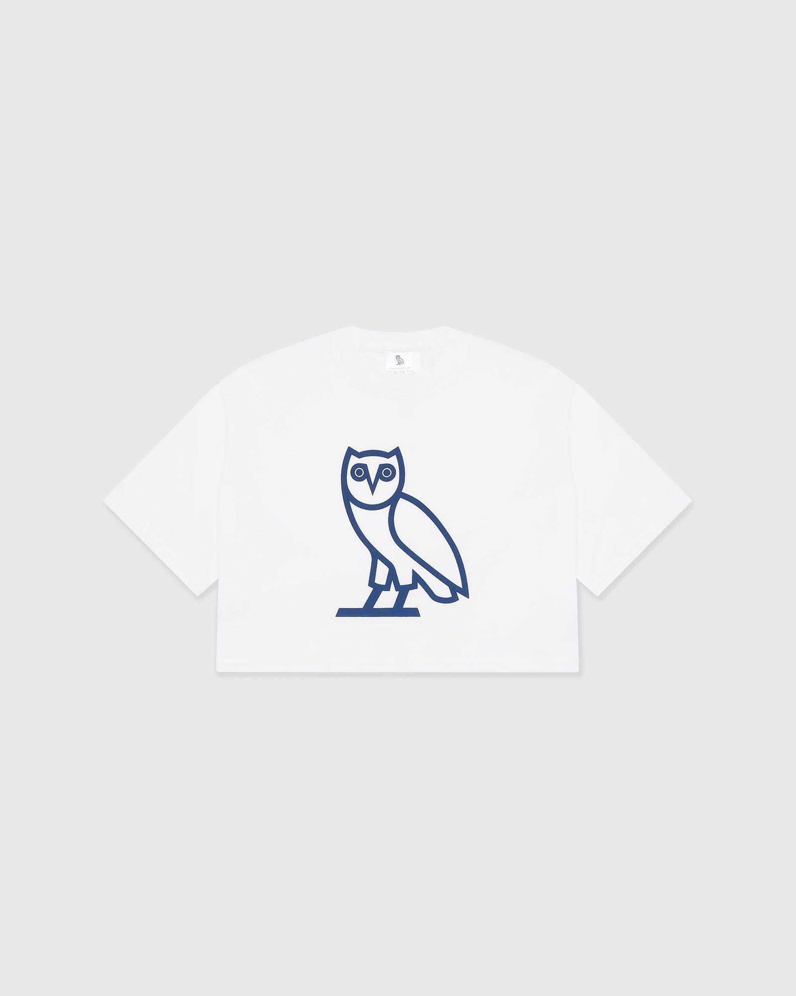 U OF T WOMENS OG CROPPED TEE - WHITE sold by OVO