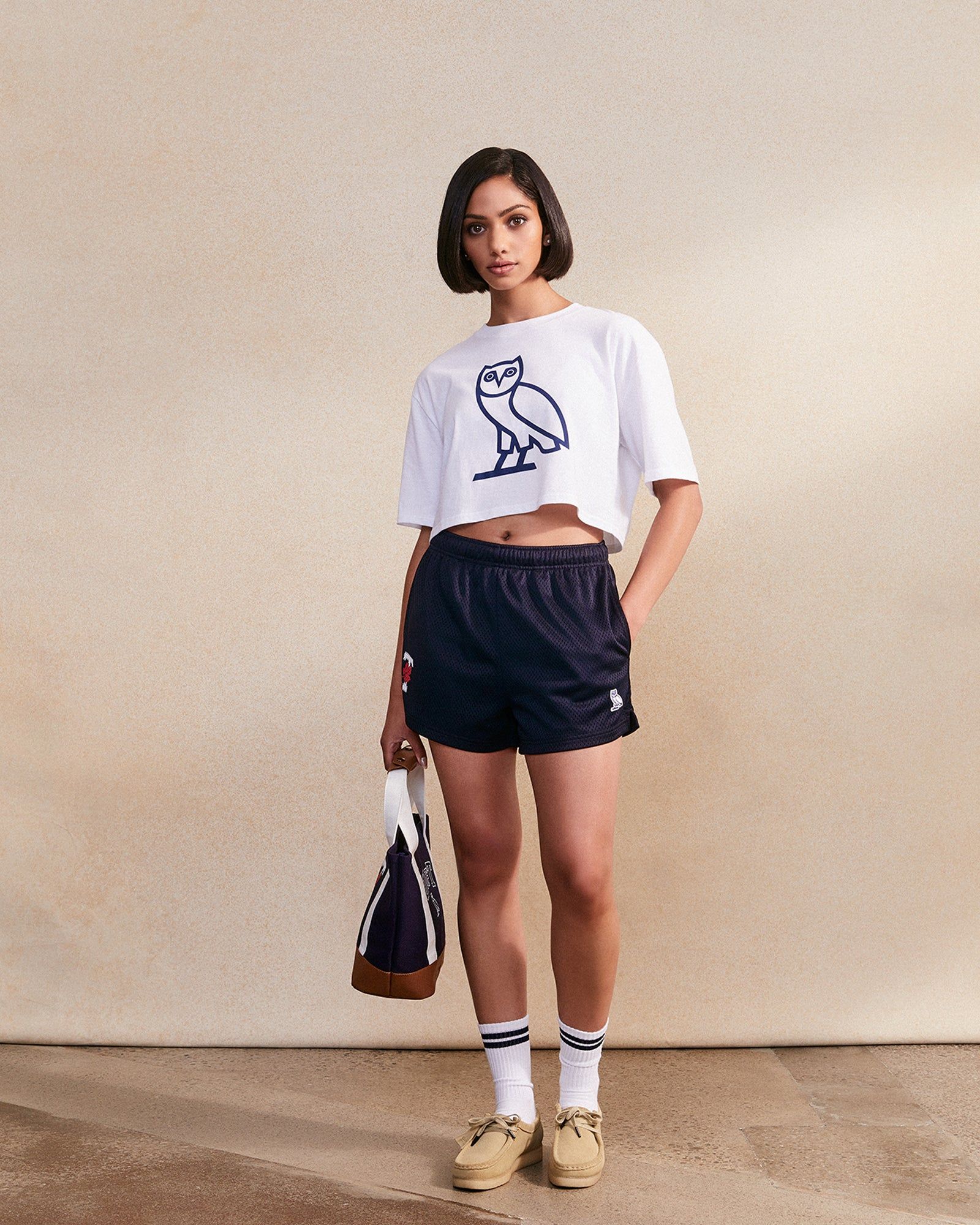 U OF T WOMENS OG CROPPED TEE - WHITE sold by OVO product image thumbnail 2
