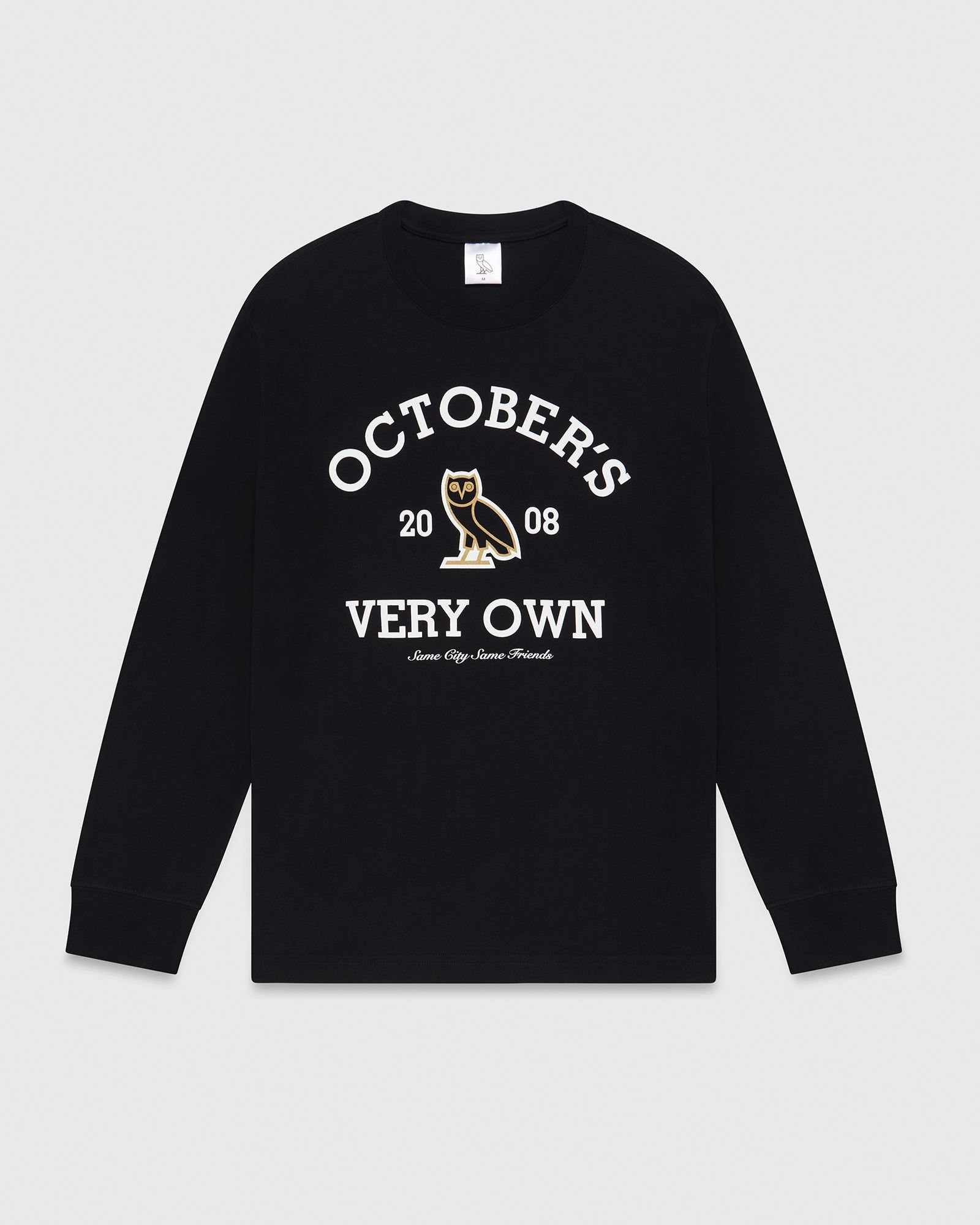 Collegiate Longsleeve T-Shirt - Black sold by OVO
