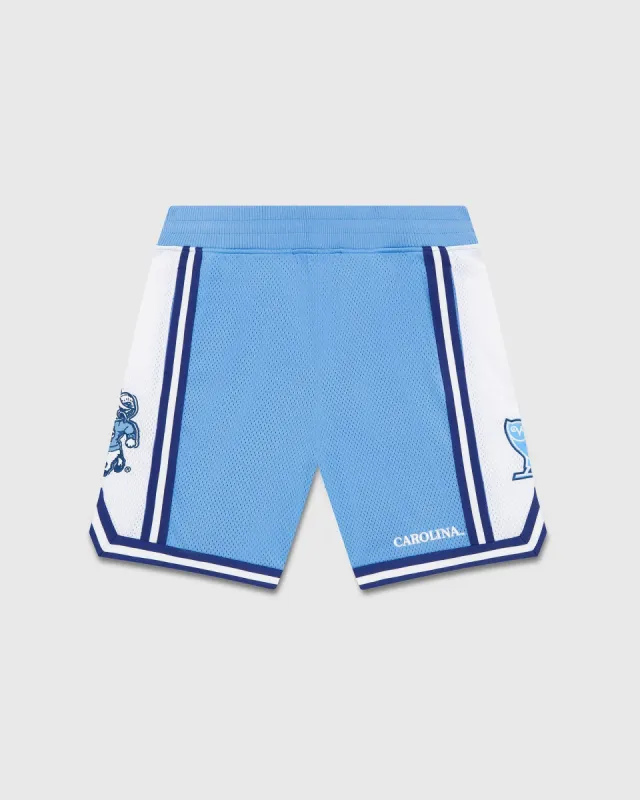NCAA North Carolina Tar Heels Basketball Shorts - White/North Carolina Light Blue sold by OVO