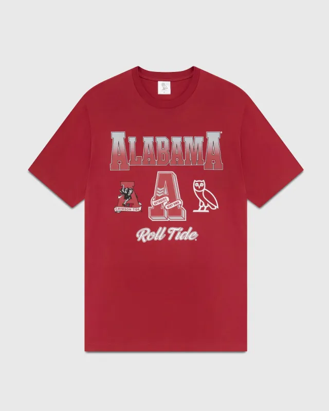 NCAA Alabama Crimson Tide T-Shirt - Alabama Red sold by OVO
