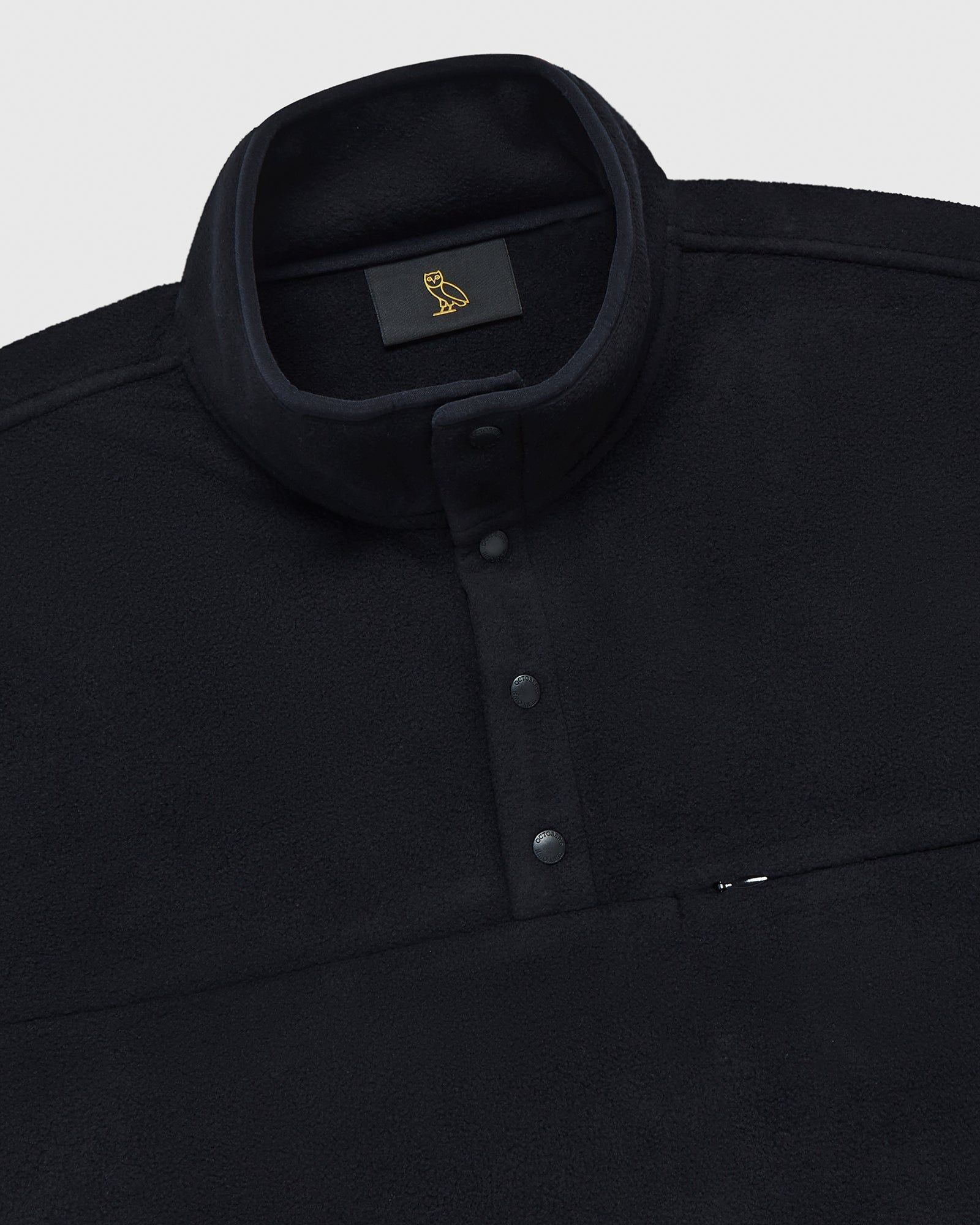 Polar Fleece Mockneck - Black sold by OVO product image thumbnail 3