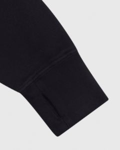 Quarter Zip Mockneck Sweatshirt - Black sold by OVO
