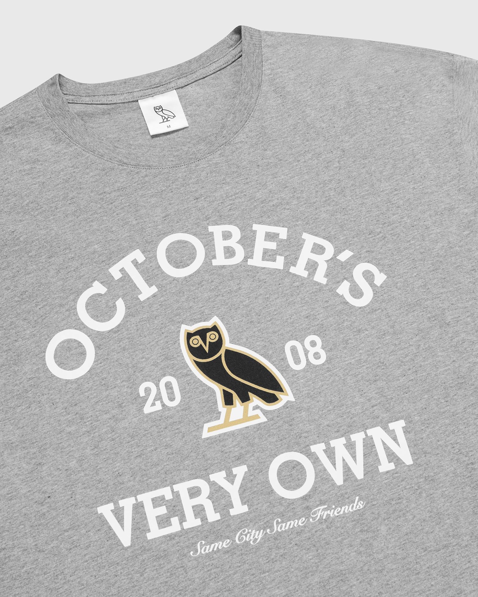 Collegiate Longsleeve T-Shirt - Heather Grey sold by OVO product image thumbnail 2