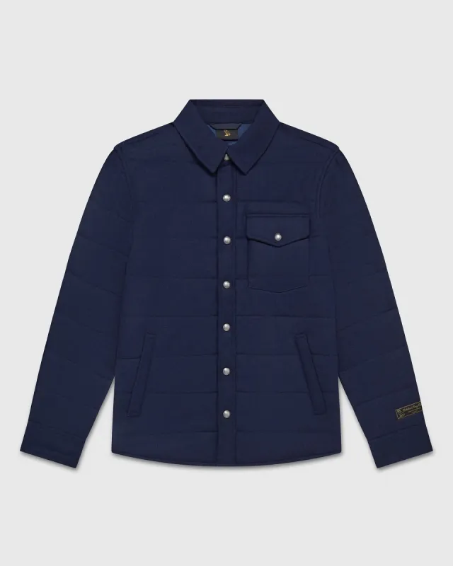 Quilted Insulated Shirt - Navy sold by OVO