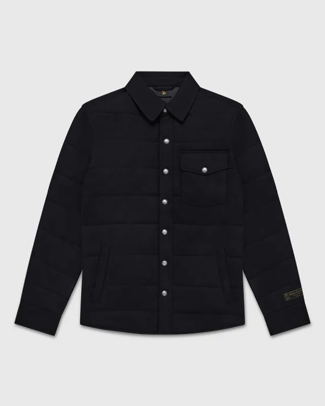 Quilted Insulated Shirt - Black sold by OVO