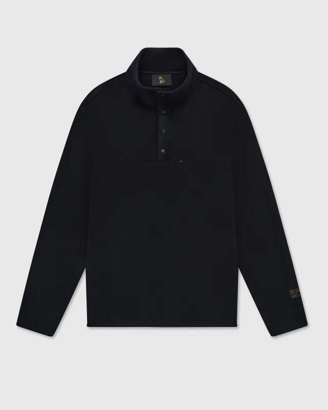 Polar Fleece Mockneck - Black sold by OVO