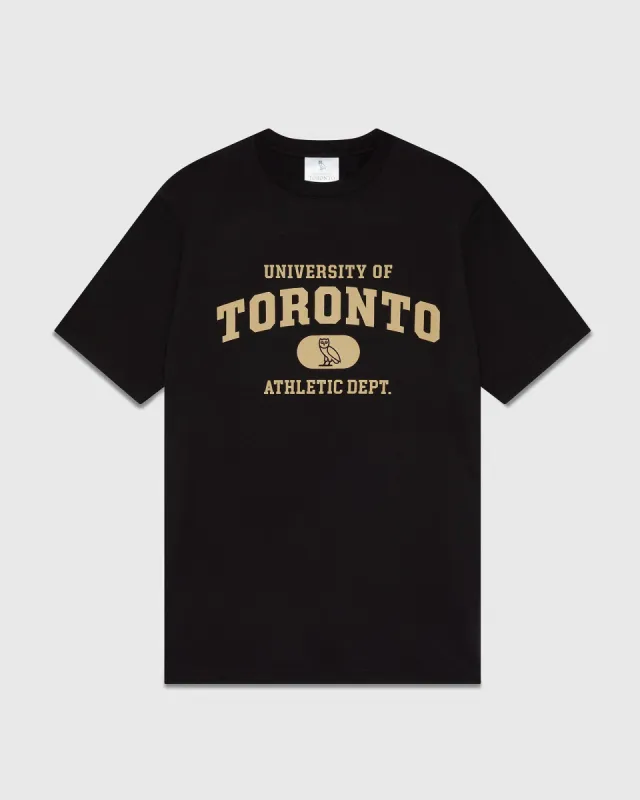 U OF T ATHLETICS T-SHIRT - BLACK made by OVO