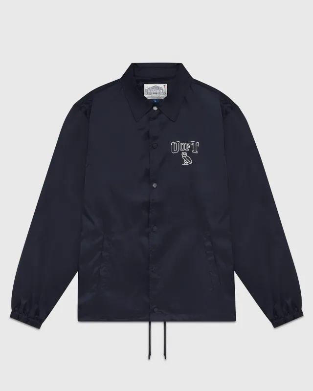 U OF T COACHES JACKET - NAVY sold by OVO