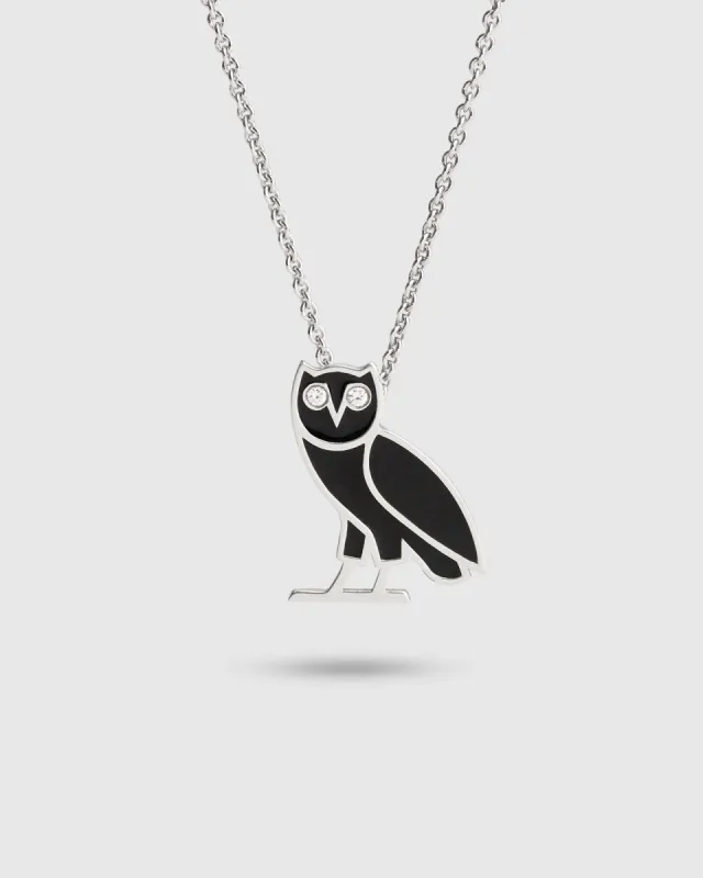 Pre-Order: Jacob & Co. Owl Emblem Necklace - Silver sold by OVO