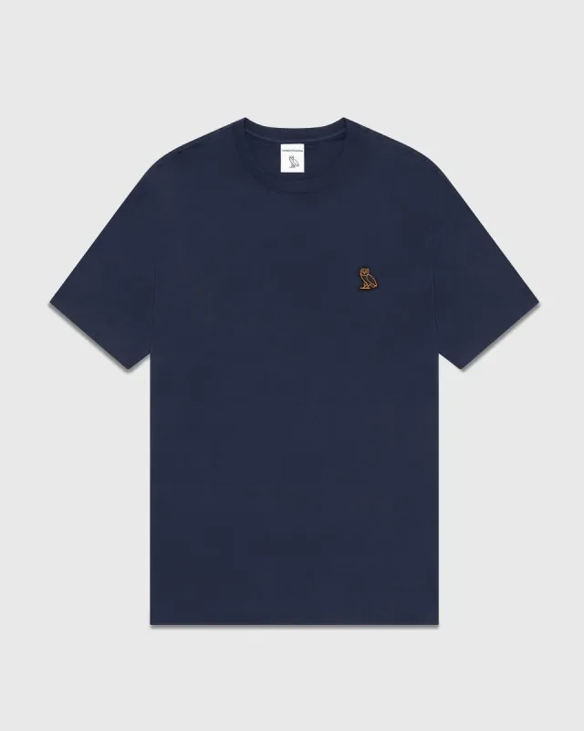 ESSENTIALS CLASSIC FIT T-SHIRT - NAVY sold by OVO