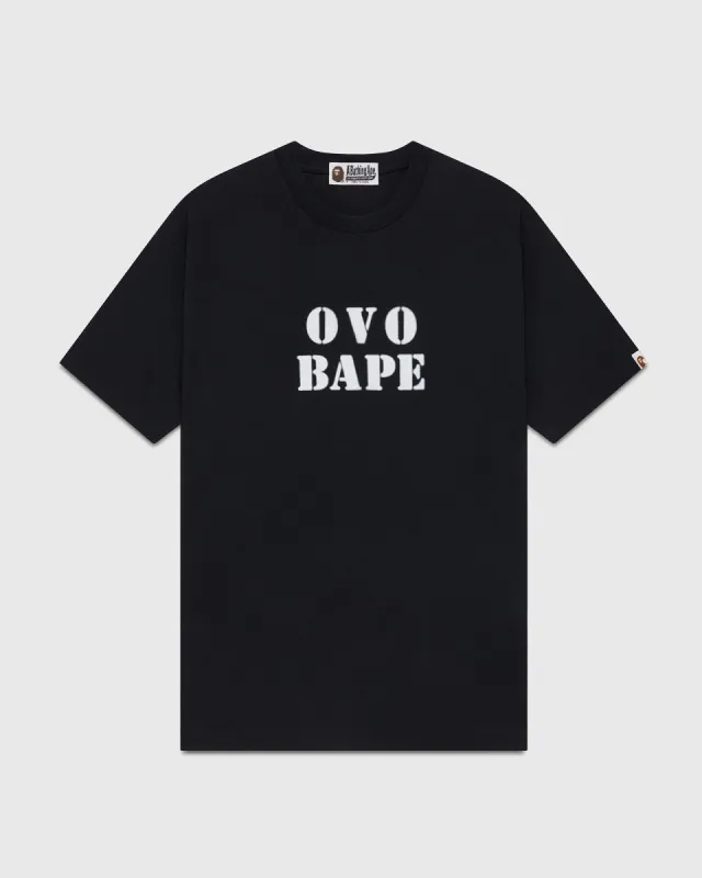 BAPE Stencil T-Shirt - Black sold by OVO