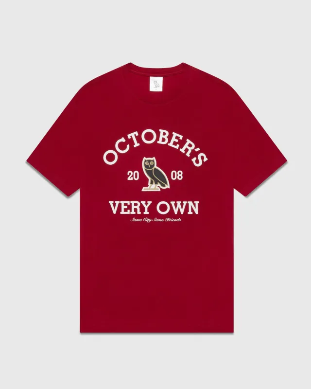 Collegiate T-Shirt - Scarlet sold by OVO