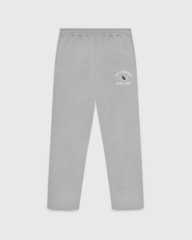 Collegiate Open Hem Sweatpant - Heather Grey sold by OVO