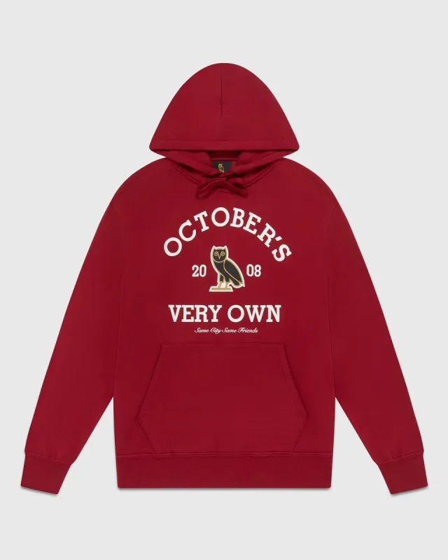 Collegiate Hoodie - Scarlet sold by OVO