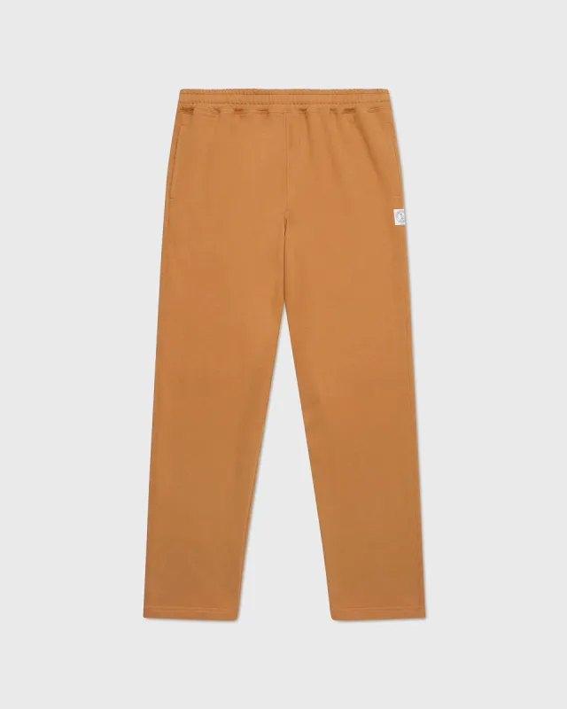French Terry Open Hem Sweatpant - Brown sold by OVO