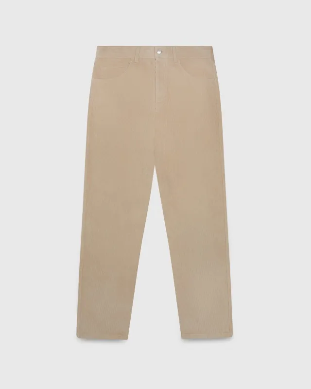 Corduroy 5 Pocket Pant - Camel sold by OVO