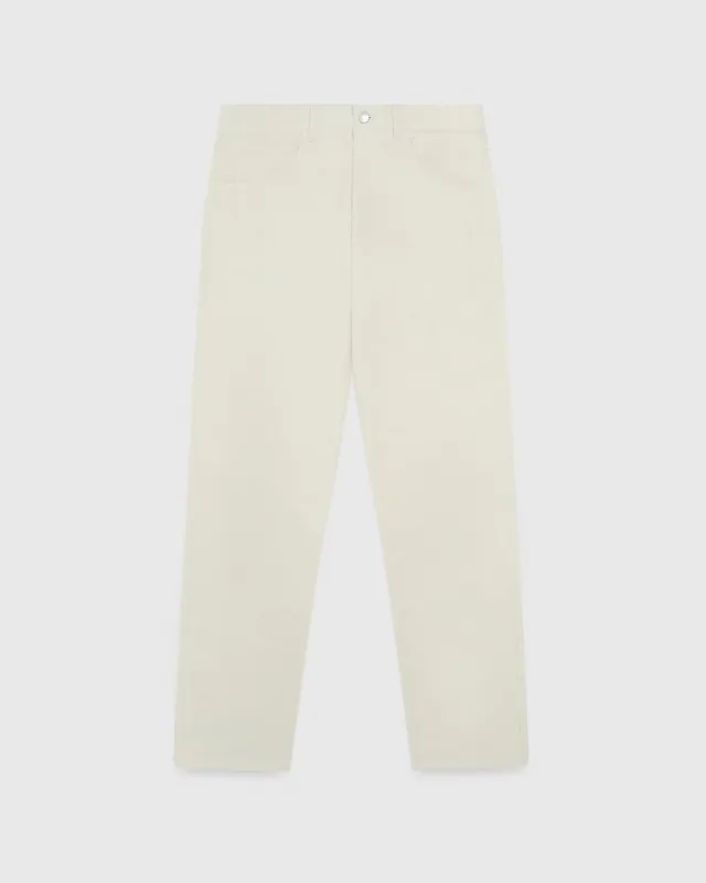 Corduroy 5 Pocket Pant - Cream sold by OVO