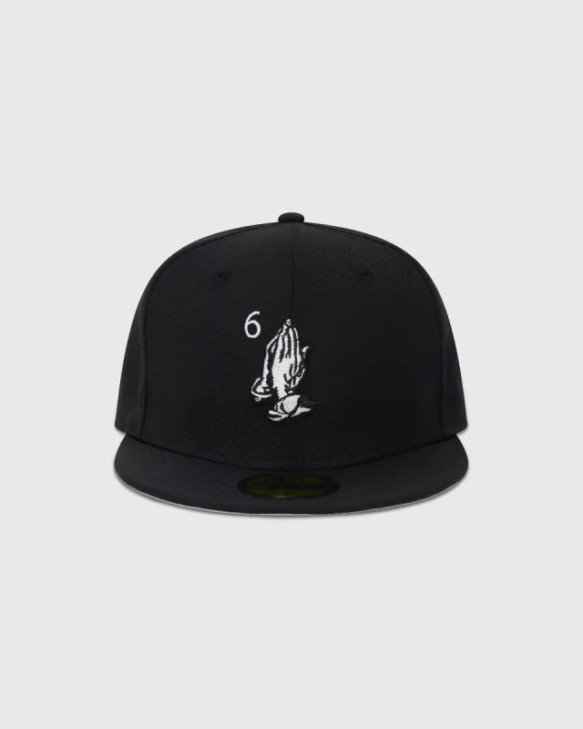 6 God New Era 59Fifty Fitted Cap - Black sold by OVO