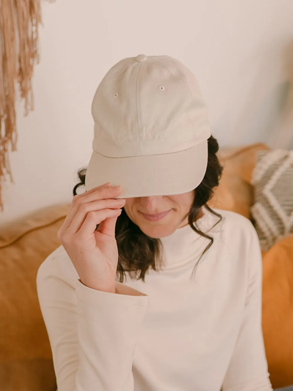 Blondie Brand Hat - Cursive Logo sold by Blondie Apparel product image thumbnail 2