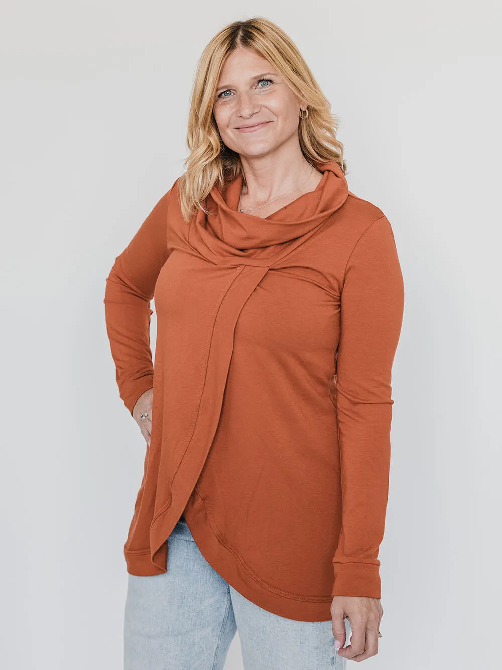 Cross Front Sweater sold by Blondie Apparel