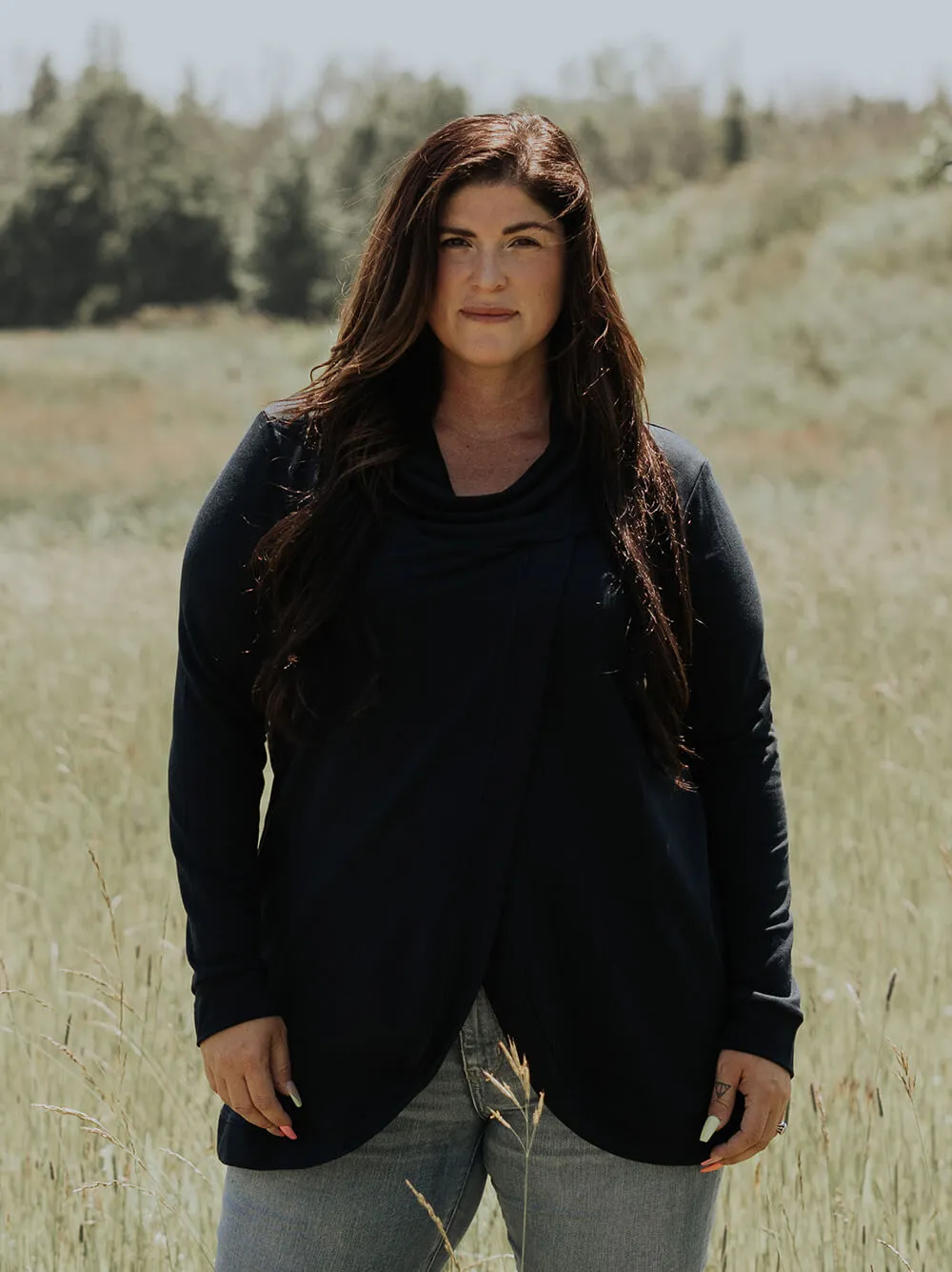 Cross Front Sweater sold by Blondie Apparel product image thumbnail 3