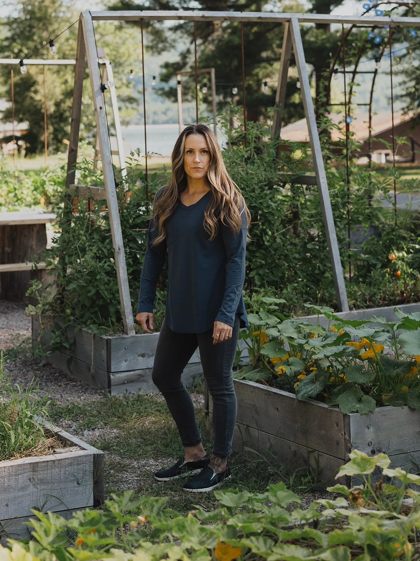 Long Sleeve Janis Tee sold by Blondie Apparel product image thumbnail 5