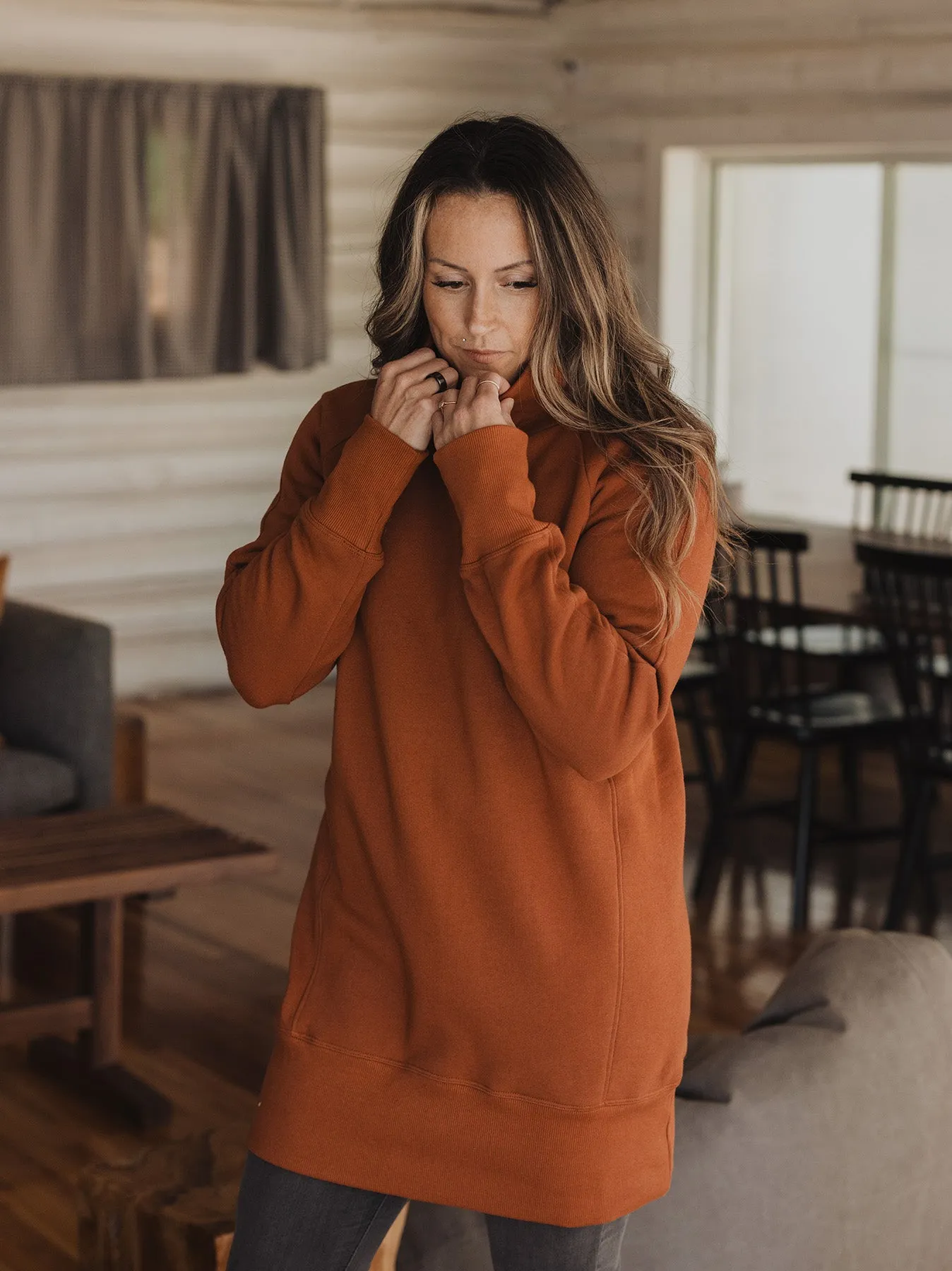 Classic Lark Sweater Fleece sold by Blondie Apparel product image thumbnail 2