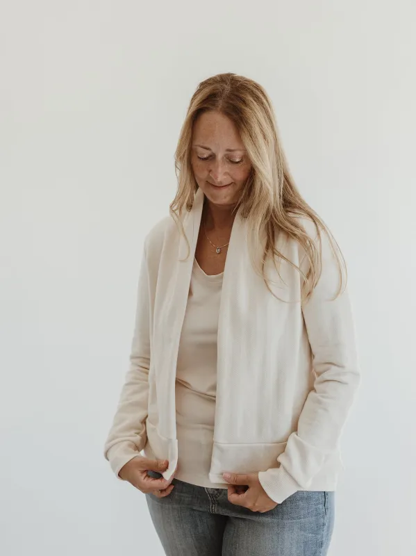Woodland Spruce Cardigan made by Blondie Apparel