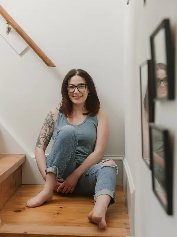 Sunset Tank in Slub sold by Blondie Apparel