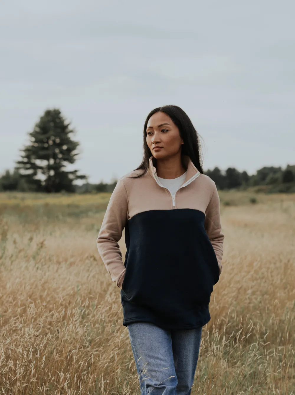 Classic Mountain Sweater Fleece sold by Blondie Apparel product image thumbnail 4