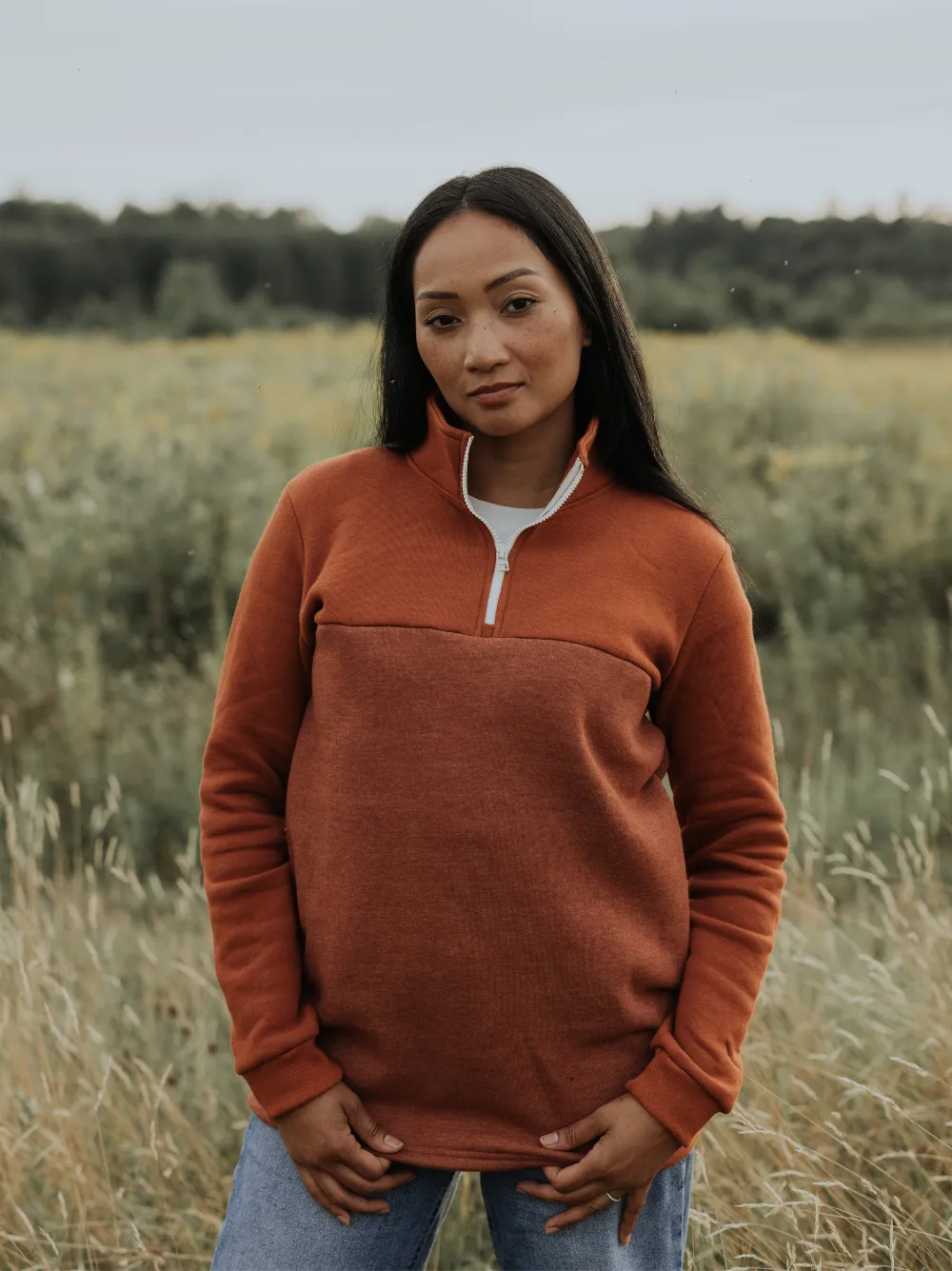 Classic Mountain Sweater Fleece sold by Blondie Apparel product image thumbnail 5