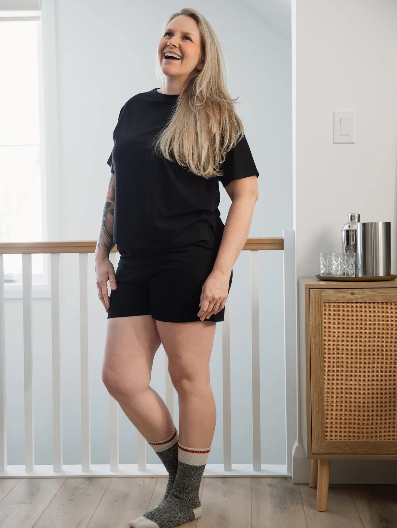 Tide Shorts in Slub sold by Blondie Apparel product image thumbnail 4