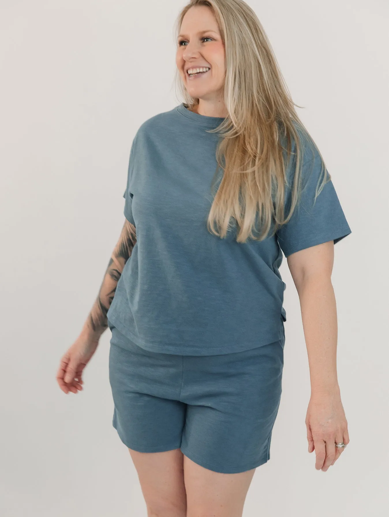 Tide Shorts in Slub sold by Blondie Apparel product image thumbnail 2