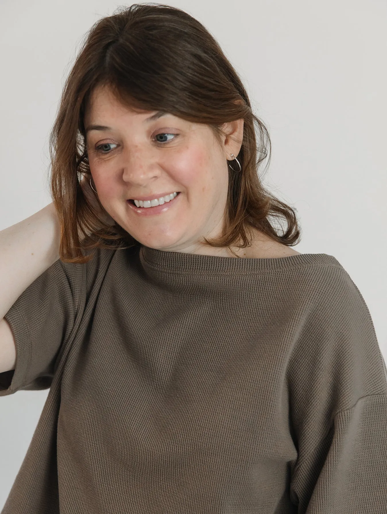 Tide Tee in Waffle sold by Blondie Apparel product image thumbnail 2