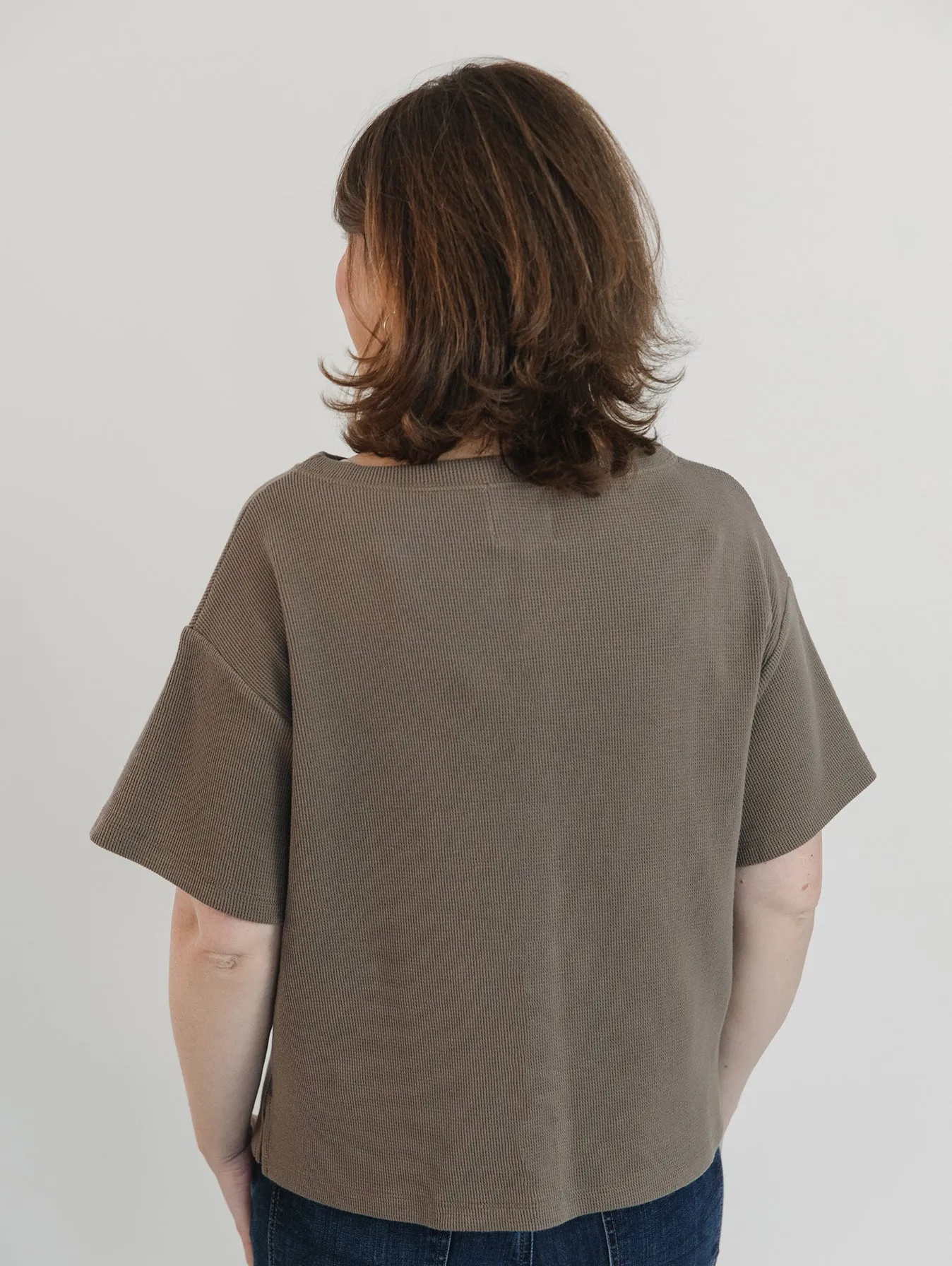 Tide Tee in Waffle sold by Blondie Apparel product image thumbnail 3