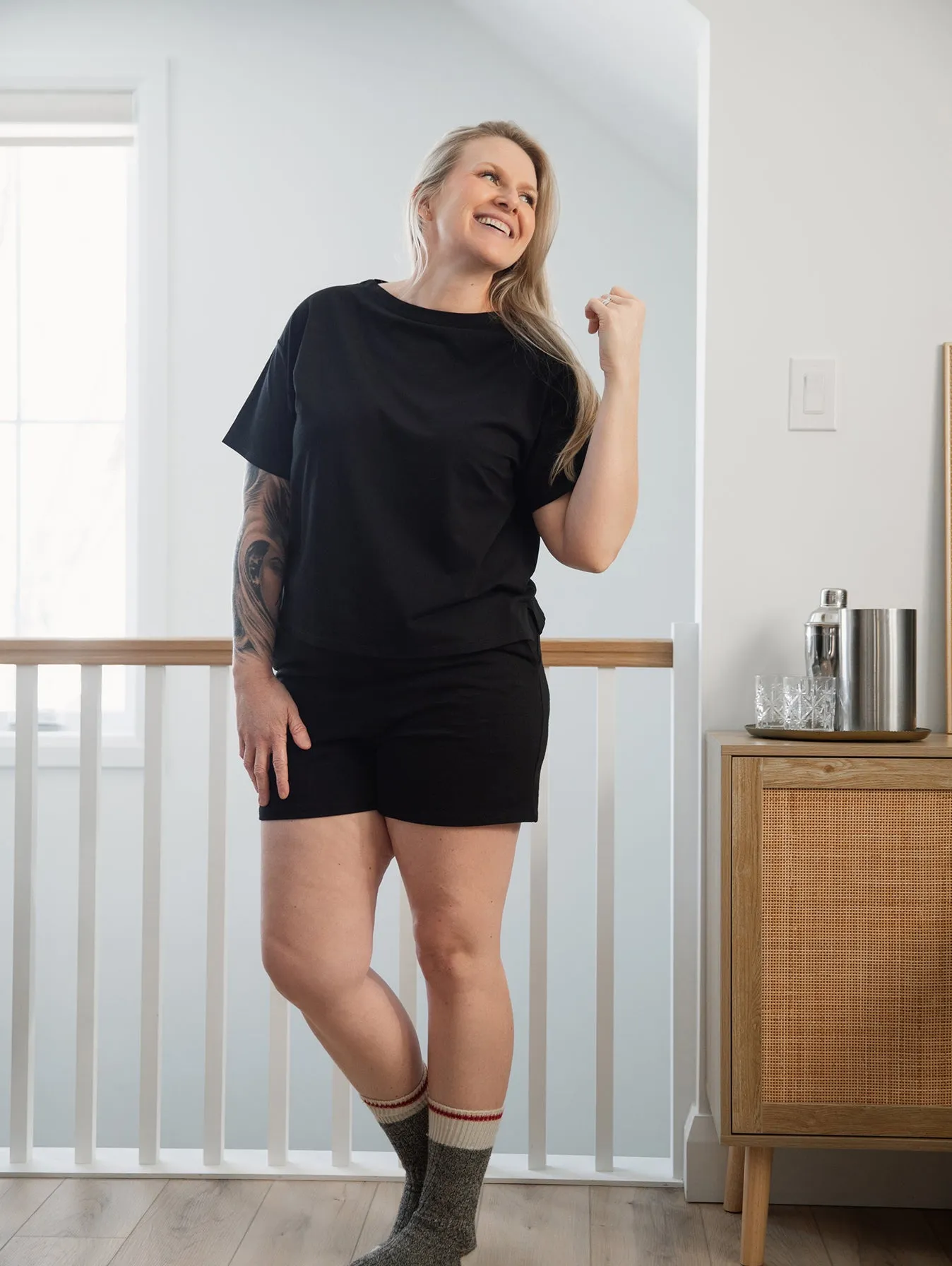 Tide Tee in Slub sold by Blondie Apparel product image thumbnail 2