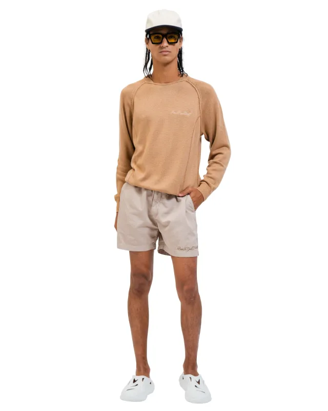 RUGBY KNIT SWEATER CAMEL sold by ROSE IN GOOD FAITH
