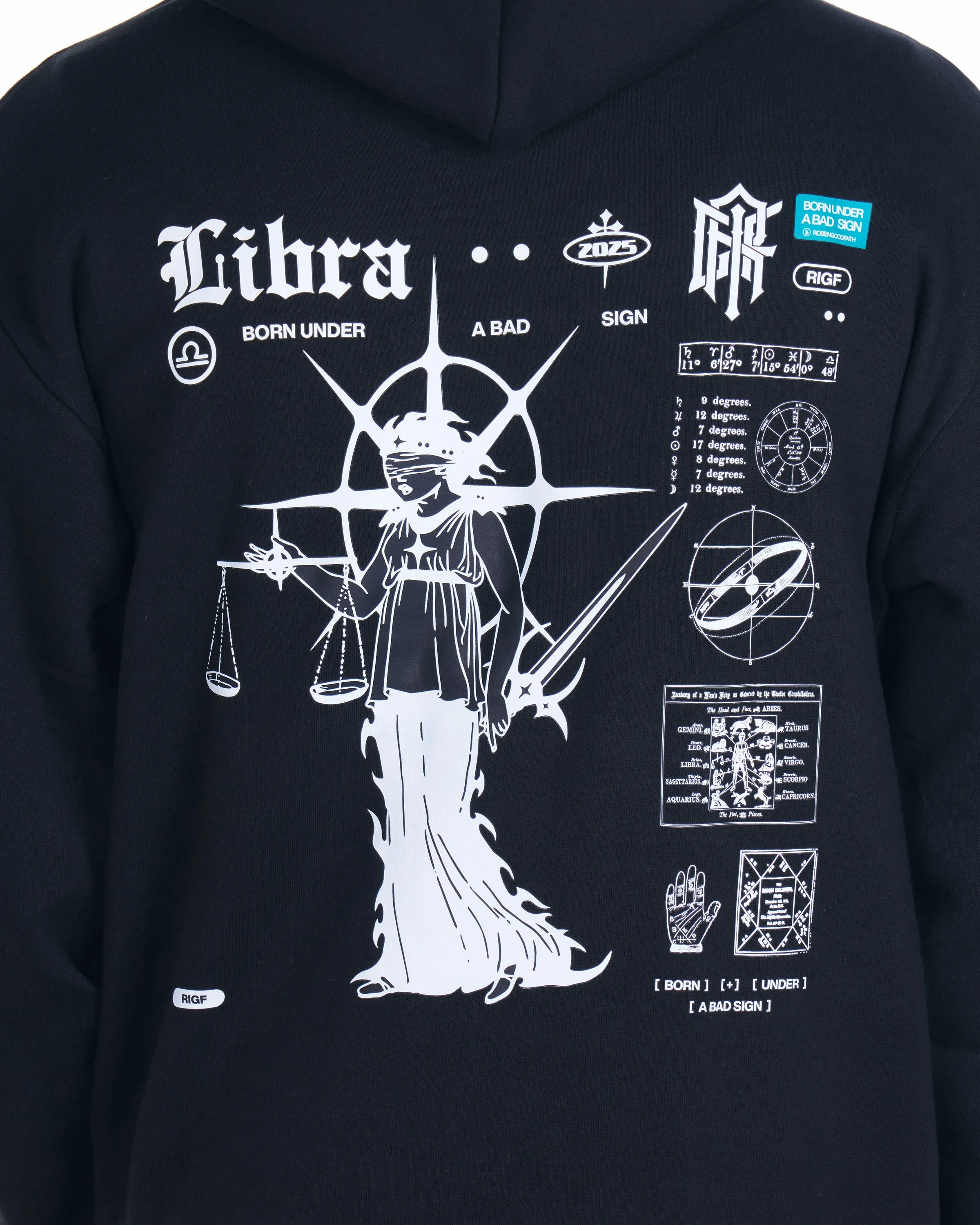 Libra Pullover Hoodie sold by ROSE IN GOOD FAITH product image thumbnail 3