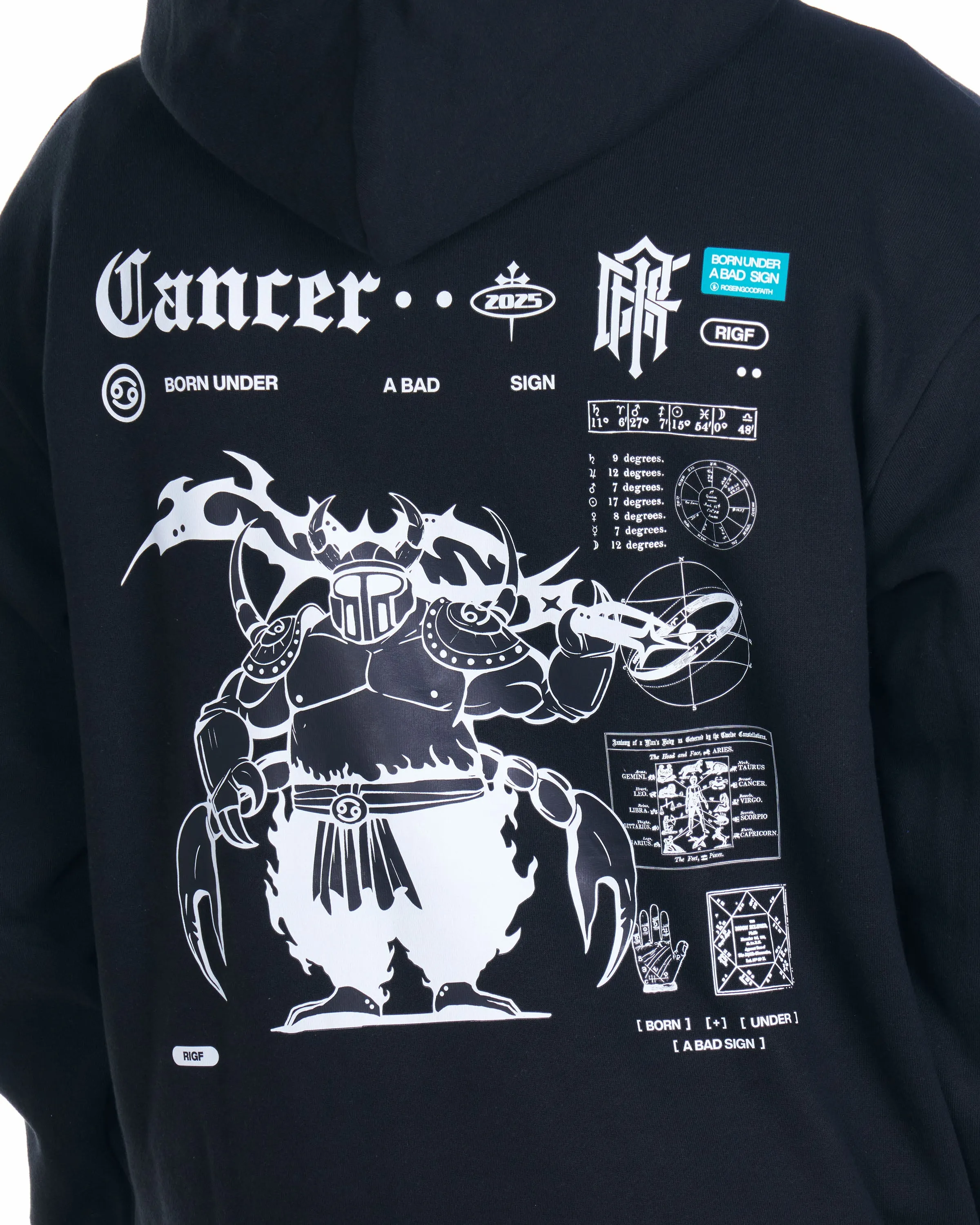 Cancer Pullover Hoodie sold by ROSE IN GOOD FAITH product image thumbnail 3