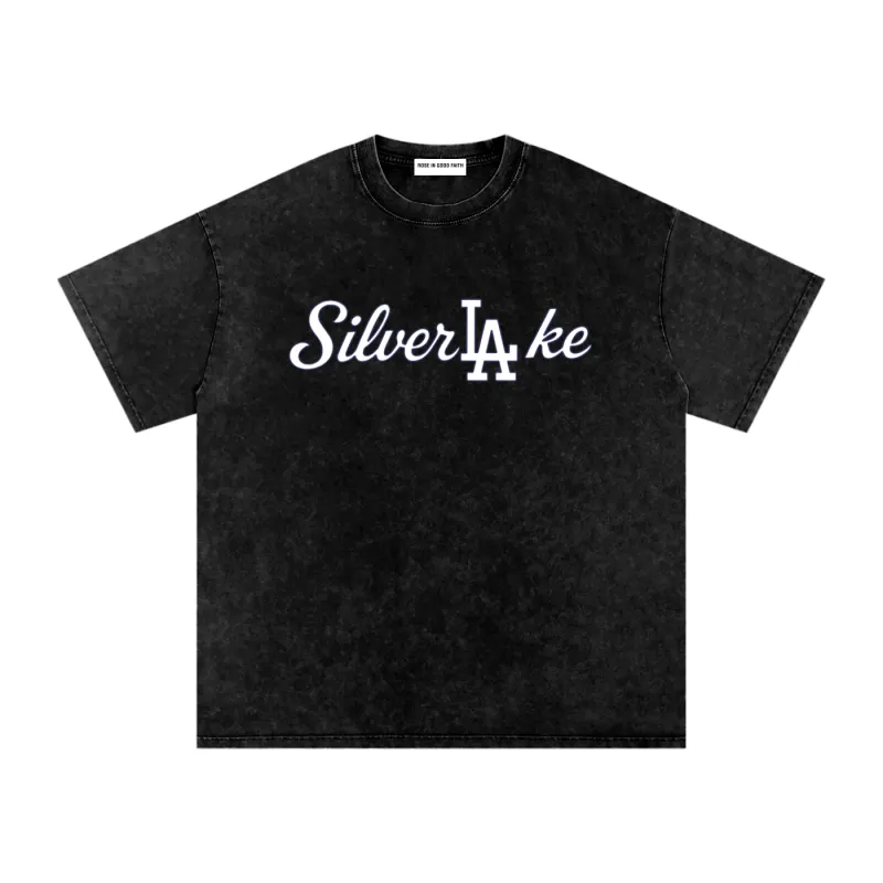 Silver Lake Tee (Vintage Black) sold by ROSE IN GOOD FAITH