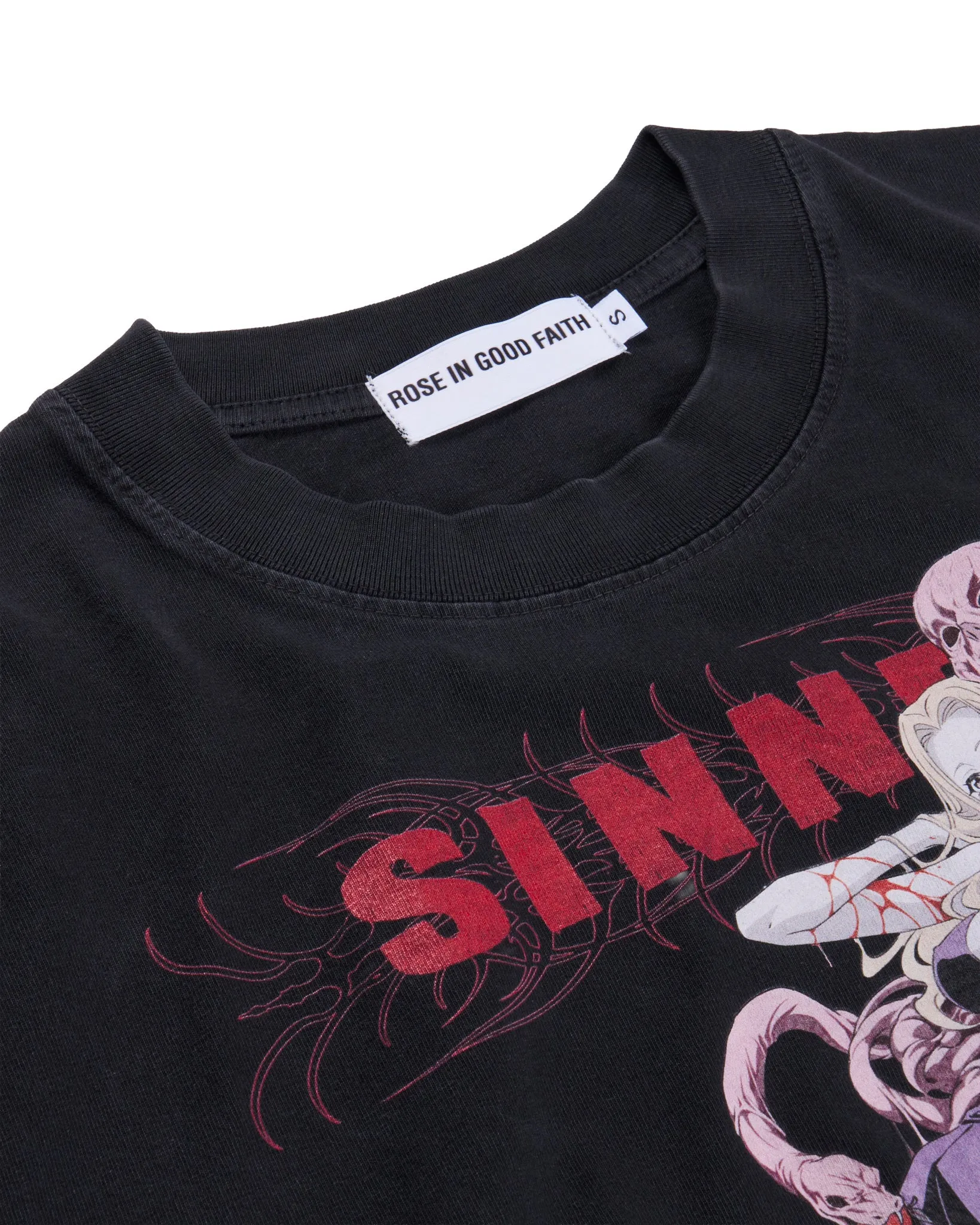 Sinner Oversized T-Shirt sold by ROSE IN GOOD FAITH product image thumbnail 3