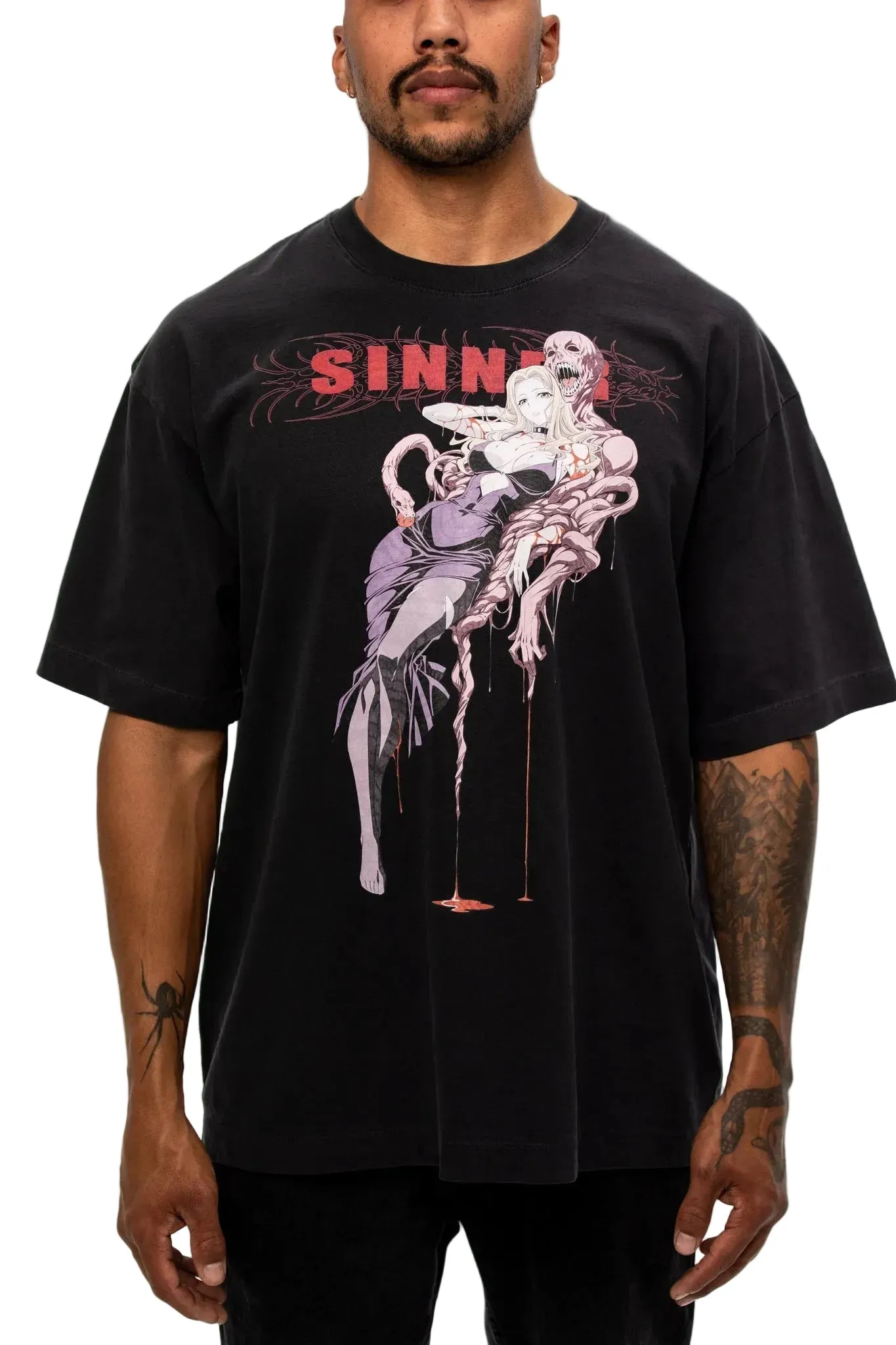 Sinner Oversized T-Shirt sold by ROSE IN GOOD FAITH product image thumbnail 4