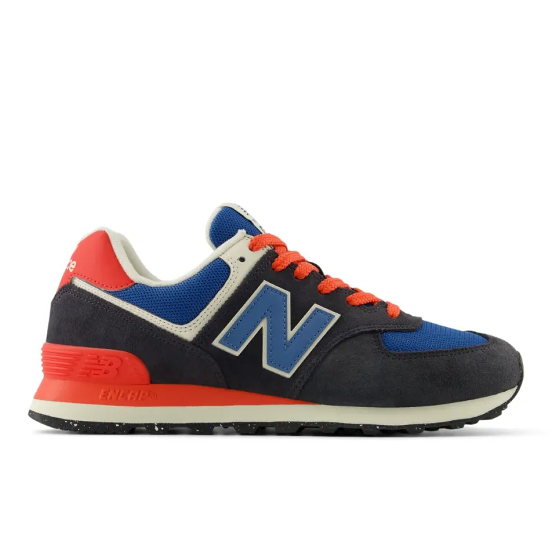 New Balance Mens 574 Fashion Trainers - Phantom / Blue Agate sold by The Foot Factory