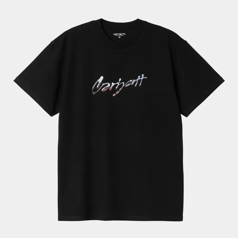 Carhartt WIP Mens Drip T-Shirt - Black sold by The Foot Factory