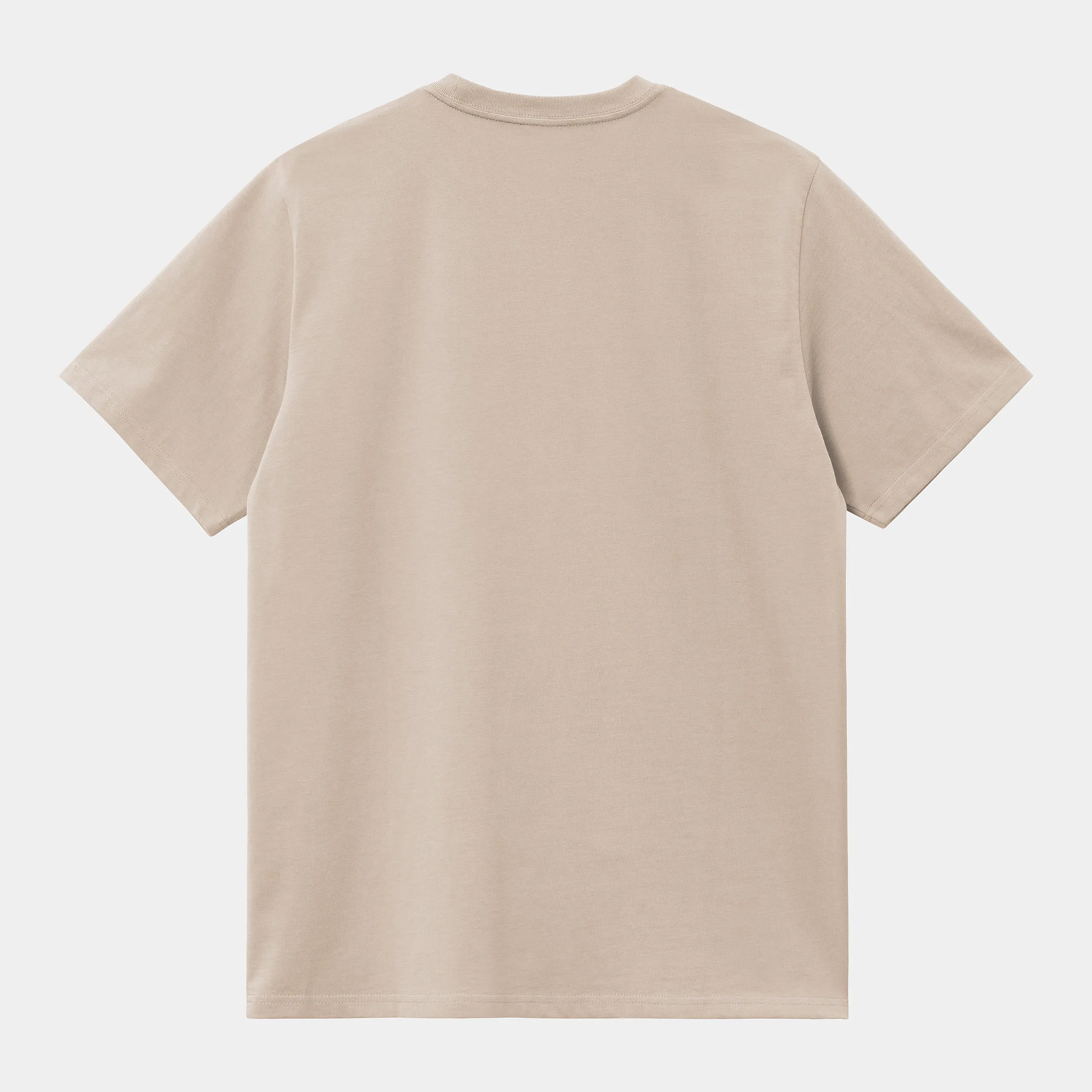 Carhartt WIP Mens Short Sleeved American Script T-Shirt - Fleur De Sel sold by The Foot Factory product image thumbnail 2