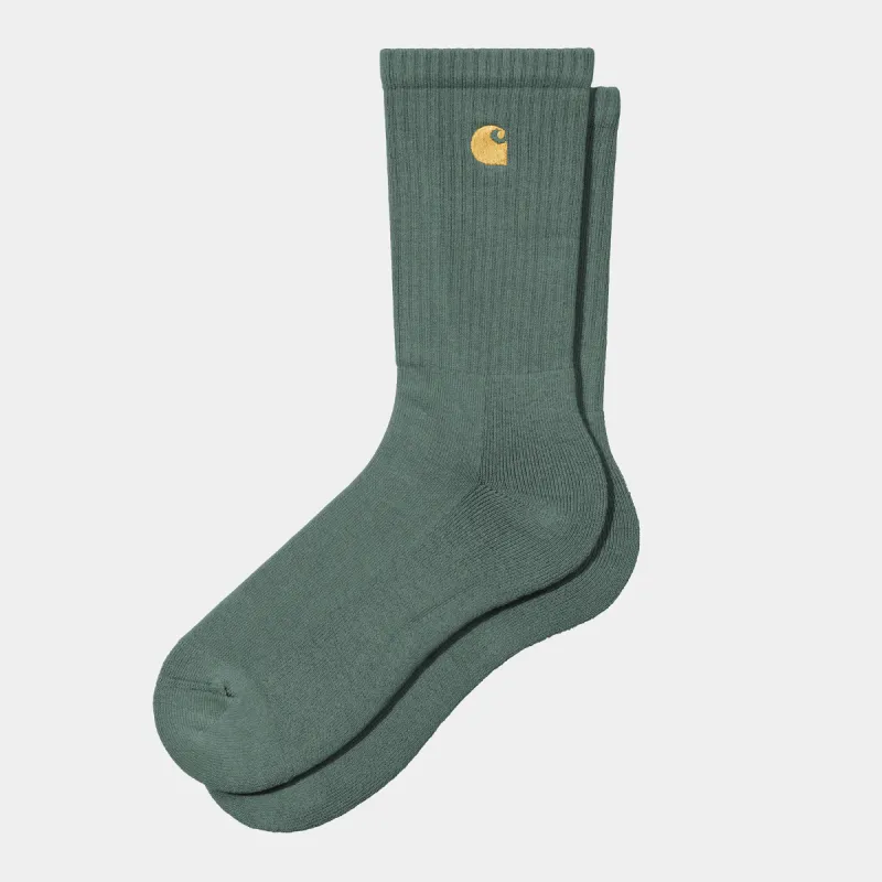 Carhartt WIP Mens Chase Socks - Silver Pine sold by The Foot Factory