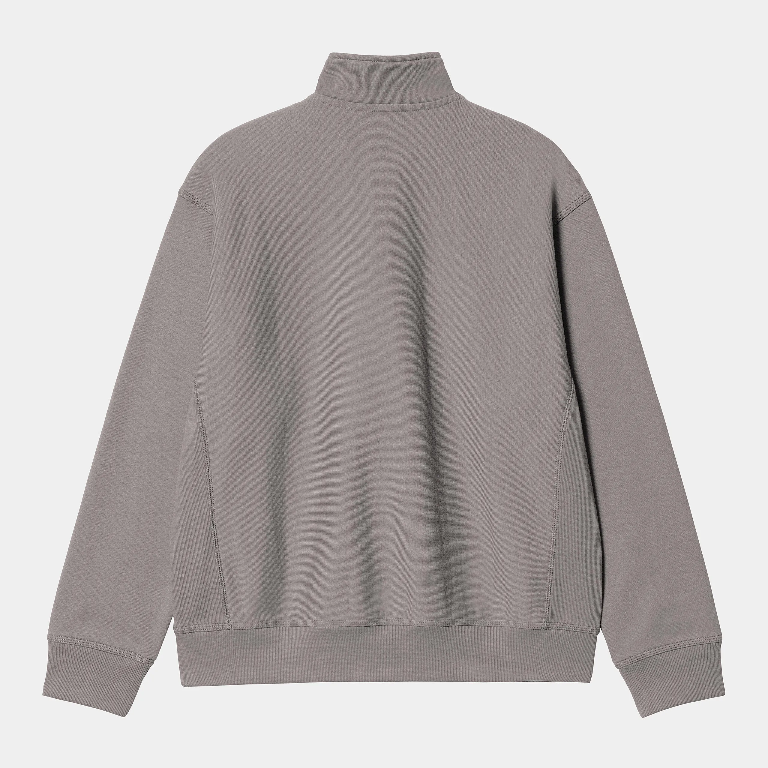 Carhartt WIP Mens Half Zip American Script Sweat Top - Yosemite sold by The Foot Factory product image thumbnail 2